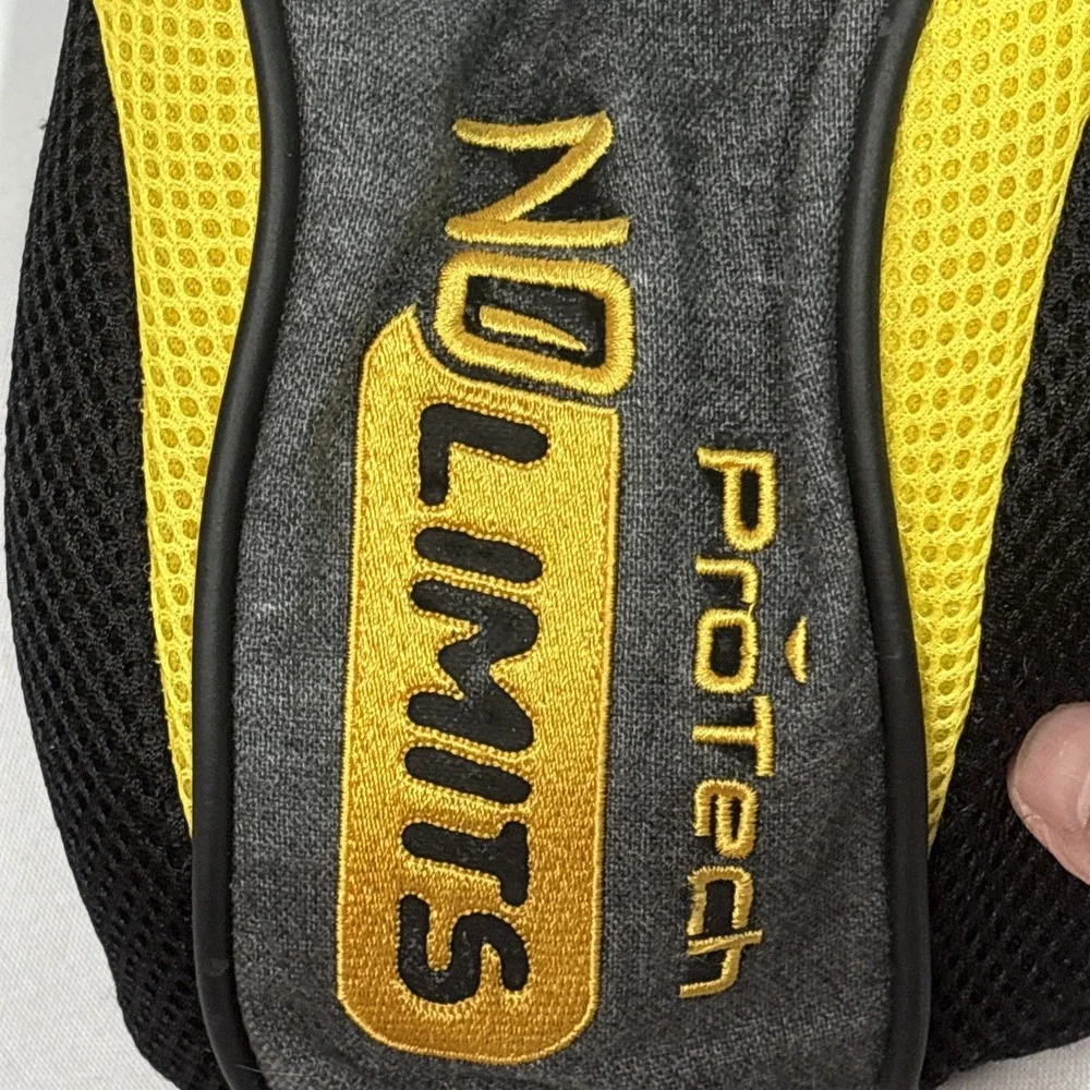 No Limits Protect Golf Club Cover Black Yellow‎ Knit Sick Style Club Protector